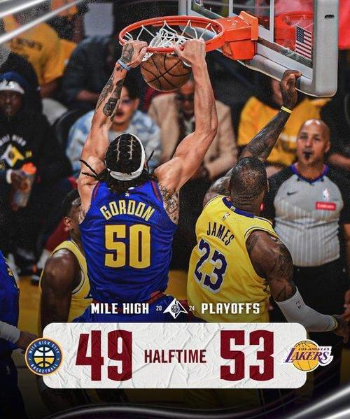 开云体育最新报道：湖人迎战掘金，浓眉哥与约基奇的精彩对抗，浓眉空砍36分湖人负开拓者